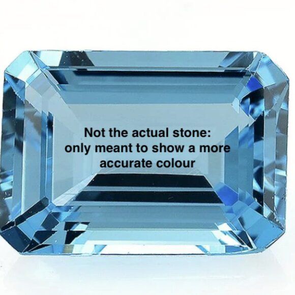 20CT Natural Blue Topaz. Loose Gemstone. Sky Blue or Baby Swiss Blue. - Picture 10 of 10